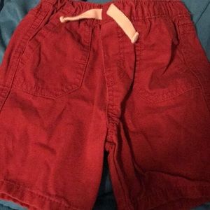 24 month red levi shorts